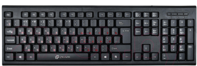 Клавиатура Oklick 120M (черный, USB)