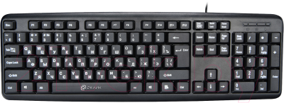 Клавиатура Oklick 180M PS/2 (черный)