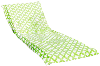 Подушка для садовой мебели Эскар Green Round 60x190 / 126051190 (белый/зеленый) - 