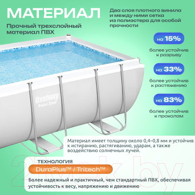 Купить Каркасный бассейн Bestway Power Steel 56442  