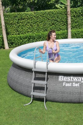 Надувной бассейн Bestway Fast Set 57372 (457x107)