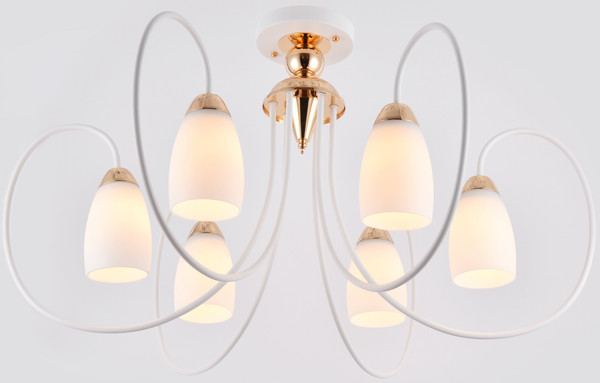 Люстра Ambrella TR3120/6 WH/GD
