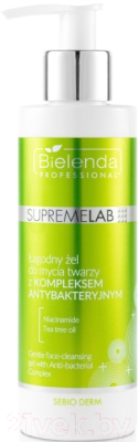 Гель для умывания Bielenda Professional Supremelab Sebio Derm Нежный с антибактериальным комплексом (200г)