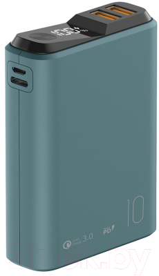Портативное зарядное устройство Olmio QS-10 10000mAh / 039185 (зеленый)