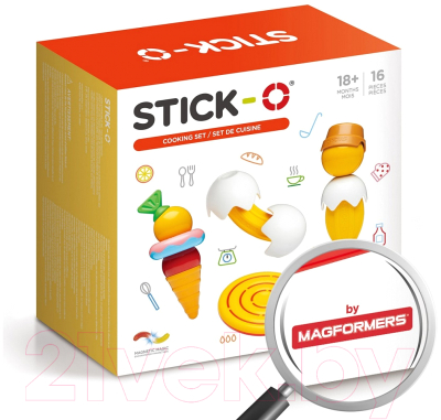 Конструктор магнитный Stick-O Cooking Set / 902001