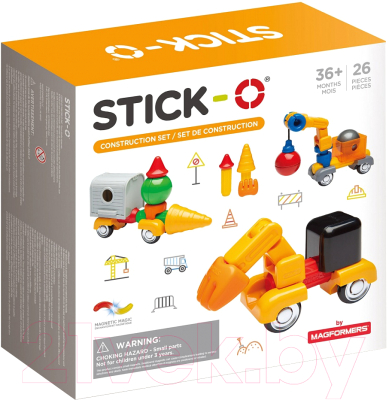 Конструктор магнитный Stick-O Construction Set / 902004
