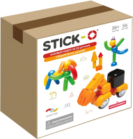

Конструктор магнитный Stick-O, Большая стройка / 901094
