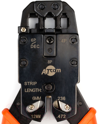 Инструмент обжимной ATcom 2008R / AT3787 (RJ45, RJ11)
