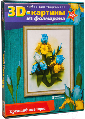 

Набор для творчества Волшебная мастерская, 3D картина. Ирисы / FM-05