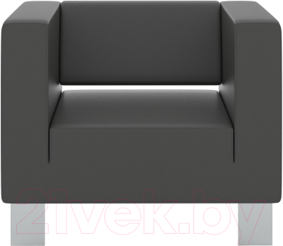 Кресло мягкое Euroforma Горизонт GORK Euroline 996 (железно-серый)