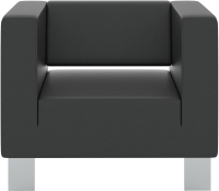 Кресло мягкое Euroforma Горизонт GORK Euroline 9100 (черный) - 