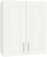 Шкаф навесной для кухни Кортекс-мебель Корнелия Ретро ВШ60с (ясень белый) - 