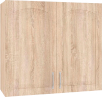 Шкаф навесной для кухни Кортекс-мебель Корнелия Ретро ВШ80с (дуб сонома) - 