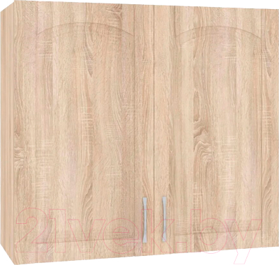Шкаф навесной для кухни Кортекс-мебель Корнелия Ретро ВШ80с (дуб сонома)