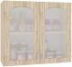 Шкаф навесной для кухни Кортекс-мебель Корнелия Ретро ВШ80ст (дуб сонома) - 