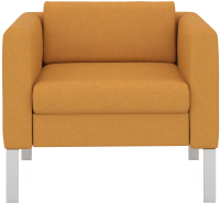 Кресло мягкое Euroforma Модерн MODK Kardif/Woolen 14 (оранжевый) - 