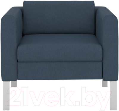 Кресло мягкое Euroforma Модерн MODK Kardif/Woolen 26 (синий)