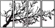 Декор настенный Arthata Ветви осени 50x110-B / 126-4 (черный) - 