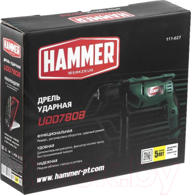 Профессиональная дрель Hammer UDD780B (708158)