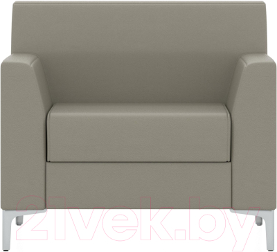 Кресло мягкое Euroforma Смарт SMK Euroline 915 (кварцевый серый)