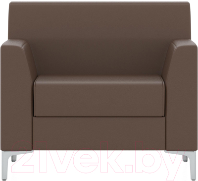 Кресло мягкое Euroforma Смарт SMK Euroline 924 (шоколадный)
