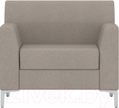 Кресло мягкое Euroforma Смарт SMK Kardif/Woolen 11 (серый)