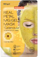 Маска для лица гидрогелевая Purederm Real Petal Mg:Gel Mask Calendula (30г) - 