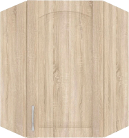 Шкаф навесной для кухни Кортекс-мебель Корнелия Ретро ВШУ угловой (дуб сонома) - 