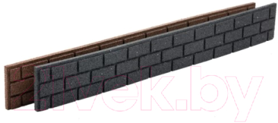 Бордюр садовый Multy Home Bricks EU5000164 (серый)