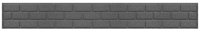 Бордюр садовый Multy Home Bricks EU5000165 (серый) - 