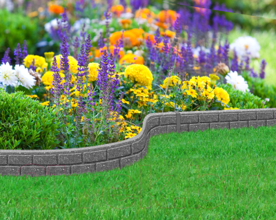 Бордюр садовый Multy Home Bricks EU5000165 (серый)