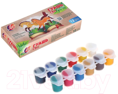 Изображение товара Гуашь ЛУЧ Zoo / 20С 1356-08