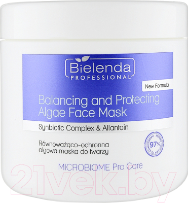 

Маска для лица кремовая Bielenda Professional, Microbiome Pro Care балансирующая с водорослями для защиты