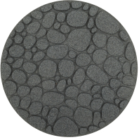Плитка садовая Orlix Round River Rock EU5000093 (серый) - 