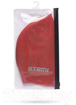 Шапочка для плавания Atemi RC304 (красный)