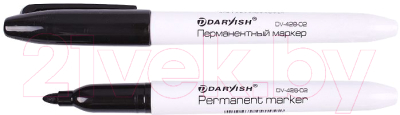 Маркер перманентный Darvish DV-428-02 (черный)