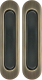 Ручка дверная VELA M-1036 Kupe-Round AB (овальная) - 
