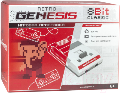Игровая приставка Retro Genesis 8 Bit Classic 300 игр / ConSkDn72
