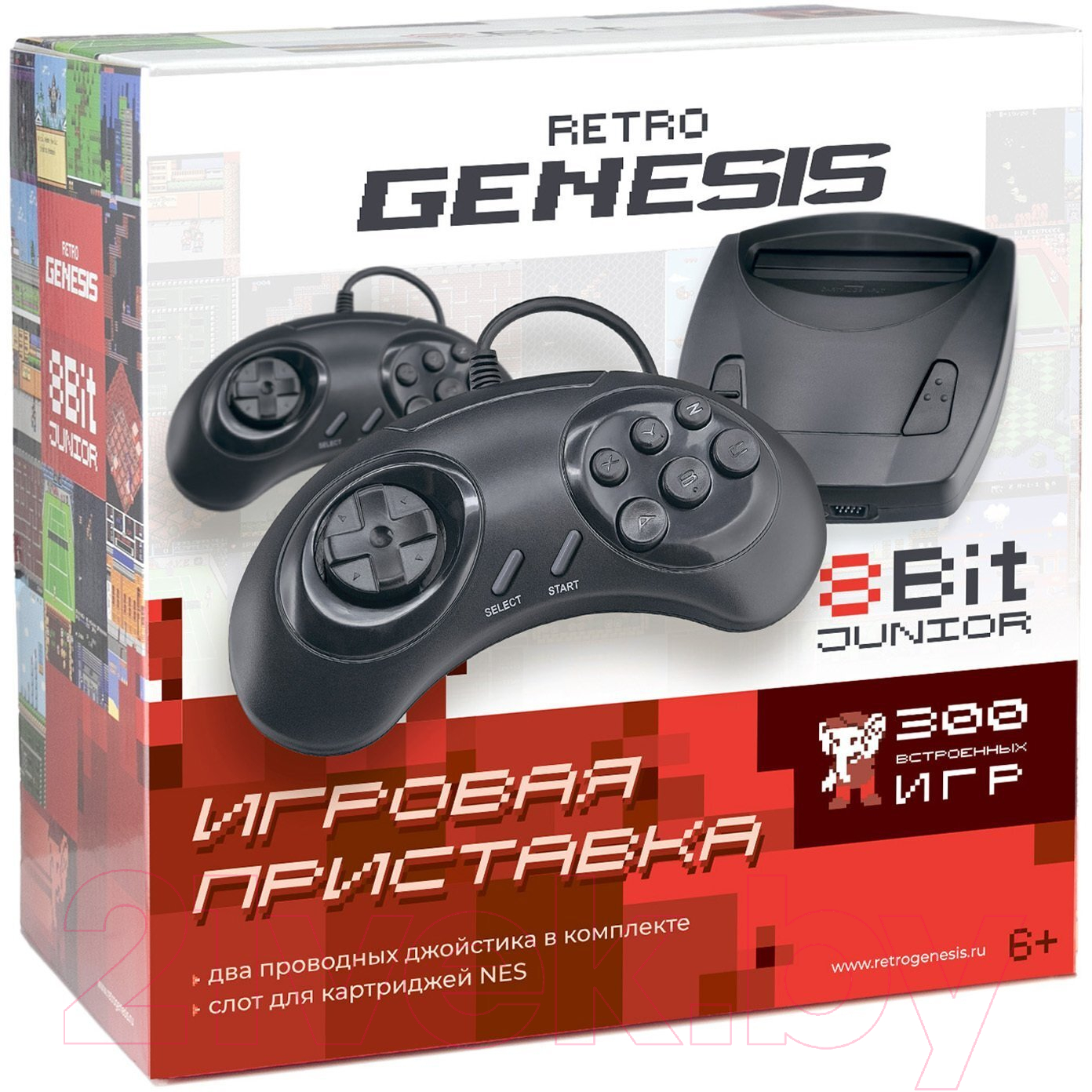 Игровая приставка Retro Genesis 8 Bit Junior + 300 игр / ConSkDn84