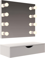 Туалетный столик с зеркалом Мир Мебели SV-32 с подсветкой - 