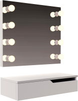 

Туалетный столик с зеркалом Мир Мебели, SV-33 с подсветкой