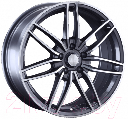 Литой диск LS wheels LS 1241 18x8" 5x114.3мм DIA 67.1мм ET 45мм GMF