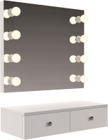 Туалетный столик с зеркалом Мир Мебели SV-34 с подсветкой - 