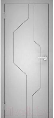 Дверь межкомнатная Юни Эмаль ПГ 15 60x200 (грей)
