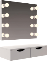 Туалетный столик с зеркалом Мир Мебели SV-35 с подсветкой - 