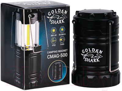 Фонарь Golden Shark Camping Magnet CMAG-500 (с магнитным держателем)