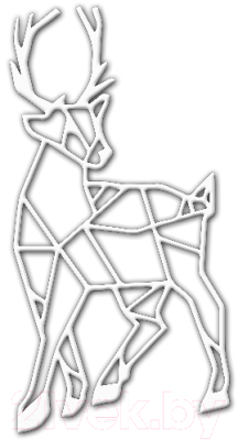 Декор настенный Arthata Горный козел 30x40-V / 135-1 (белый)