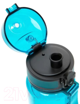 Бутылка для воды UZSpace Tritan One Touch / 6018 (500мл, голубой)