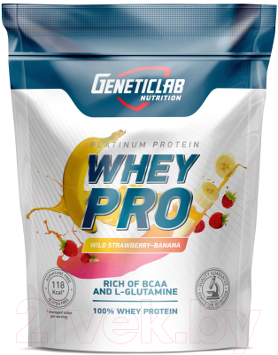 Протеин Geneticlab Whey Pro Банан-земляника (510г)