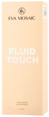 Тональный флюид Eva Mosaic Fluid Touch 01 Фарфор (15мл)